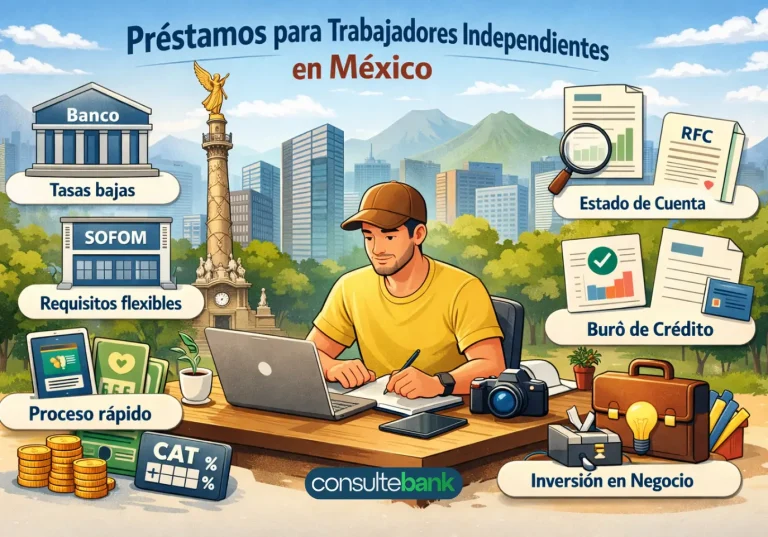 Préstamos para trabajadores independientes: opciones en México - Consulte Bank
