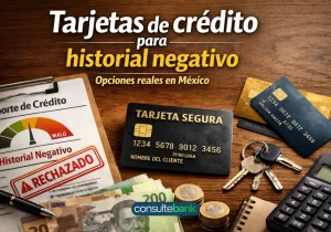 Tarjetas de crédito para historial negativo: opciones reales - Consulte Bank
