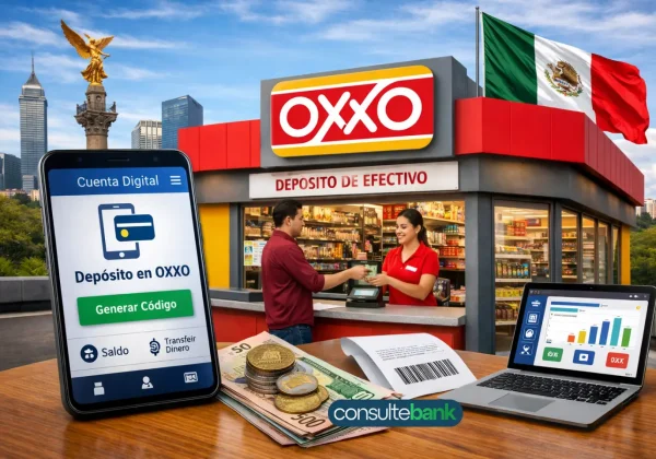 Cuentas digitales con depósito en OXXO en México - Consulte Bank