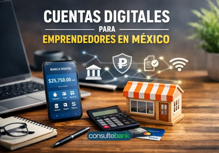 Cuentas digitales para emprendedores en México: guía práctica - Consulte Bank