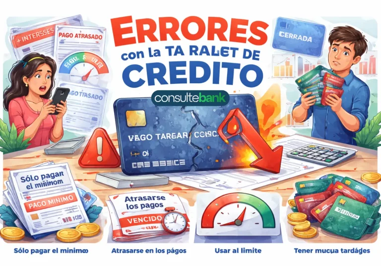 Errores con la tarjeta de crédito que afectan tu historial - Consulte Bank