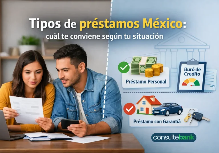 Tipos de préstamos México: cuál te conviene según tu situación - Consulte Bank