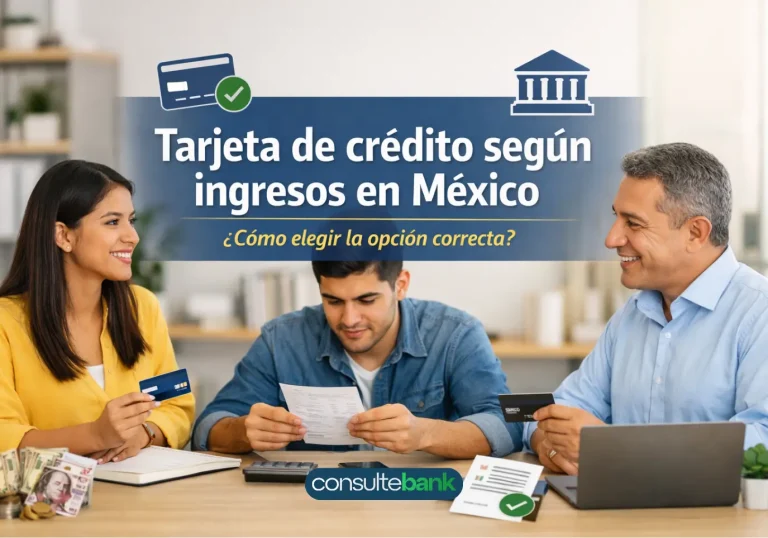 Tarjeta de crédito según ingresos en México - Consulte Bank