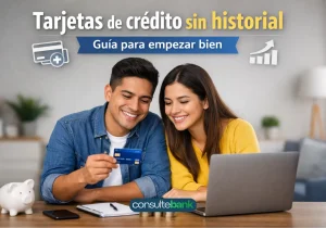 Tarjetas de crédito sin historial: guía para empezar bien - Consulte Bank