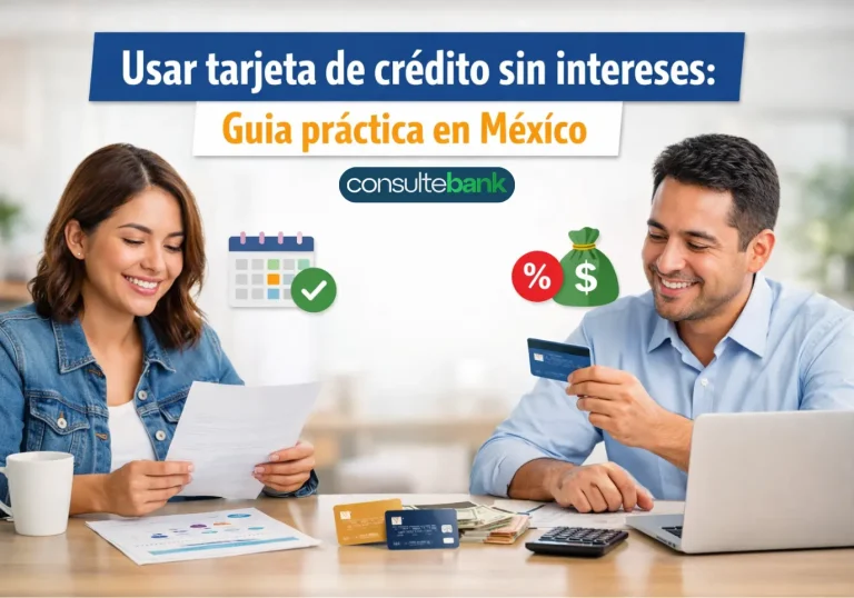Usar tarjeta de crédito sin intereses: guía práctica en México - Consulte Bank