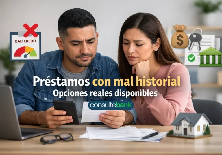 Préstamos con mal historial: opciones reales disponibles - Consulte Bank