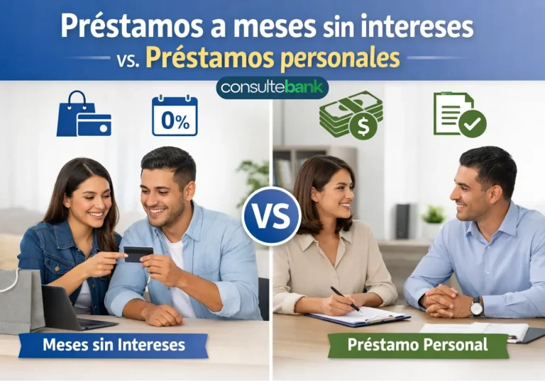 Préstamos a meses sin intereses vs. préstamos personales - Consulte Bank