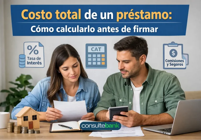 Costo total de un préstamo: cómo calcularlo antes de firmar - Consulte Bank