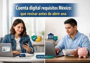 Cuenta digital requisitos México: qué revisar antes de abrir una - Consulte Bank