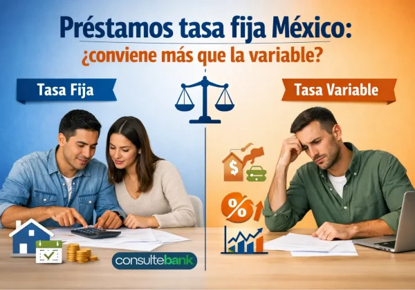 Préstamos tasa fija México: ¿conviene más que la variable? - Consulte Bank
