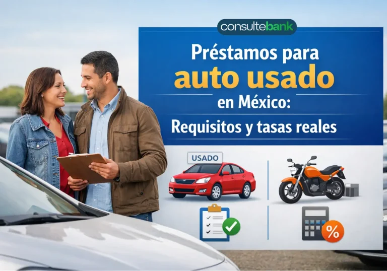 Préstamos para auto usado en México: requisitos y tasas reales - Consulte Bak