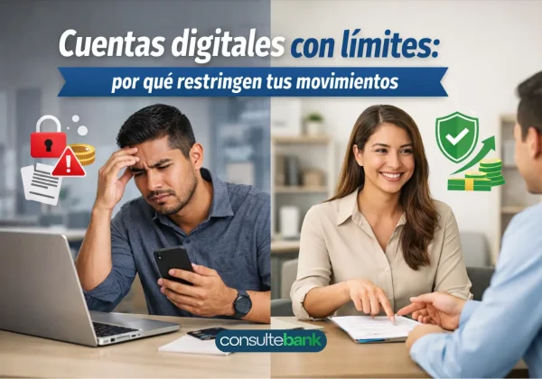 Cuentas digitales con límites: por qué restringen tus movimientos - Consulte Bank